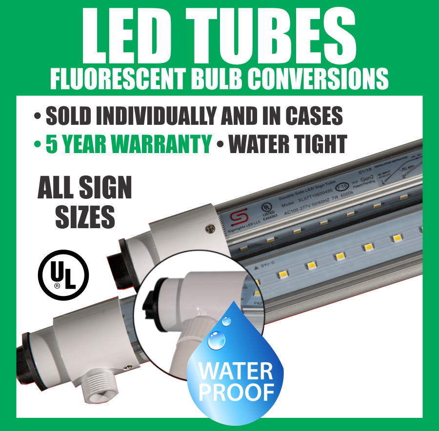 SIGN PARTS - FLUORESCENT LED BULBS - SOCKETS - DRIVERS - NEON ...